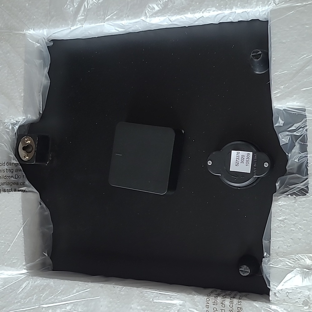 NIB - Indoor/Outdoor Clock with Thermometer (Glows in the Dark) - Picture 7 of 12